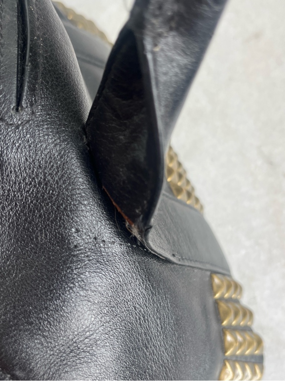 2014 Coach Black Mini Bleecker Preston Studded Leather - Picture 8 of 9